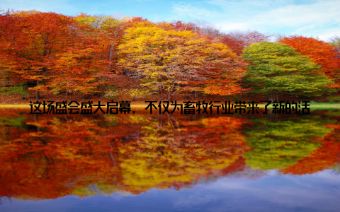 这场盛会盛大启幕, 不仅为畜牧行业带来了新的活力, 更是助力行业繁荣发展的强大动力一、北方畜牧产品交易, 一场畜牧业的盛在金秋十月的阳光下, 北方畜牧产品交易盛会盛大启幕