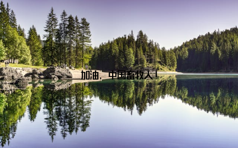 加油, 中国畜牧人!