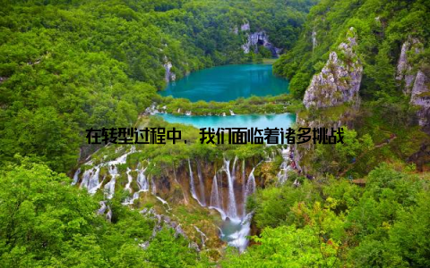 在转型过程中, 我们面临着诸多挑战