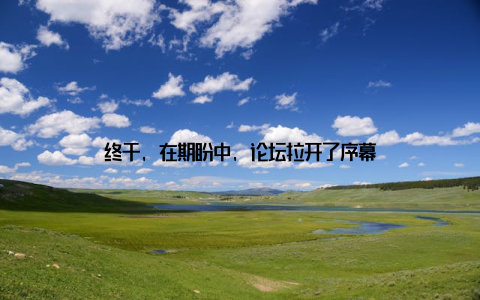 终于, 在期盼中, 论坛拉开了序幕