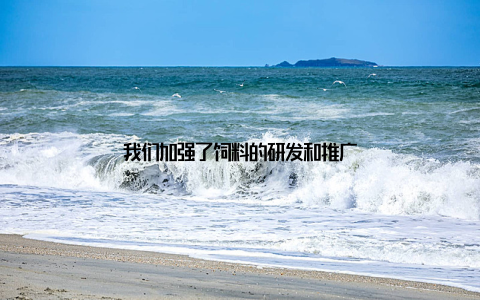 我们加强了饲料的研发和推广