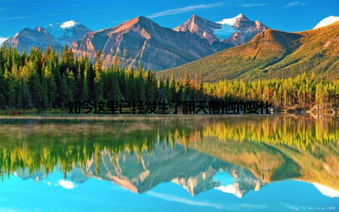 如今这里已经发生了翻天覆地的变化