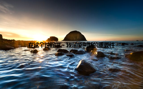 在这个过程中, 我深感创新的重要性