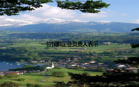 一位饲料企业负责人表示