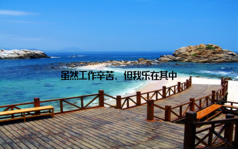 虽然工作辛苦, 但我乐在其中